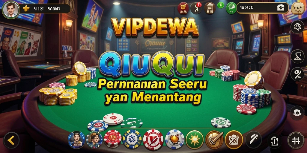 Screenshot gameplay QiuQiu yang menegangkan di VIPDEWA.