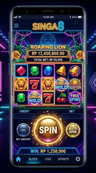 Screenshot daftar aplikasi populer di Singa8 dengan tampilan yang jelas.