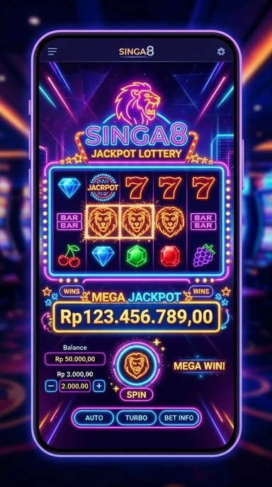 Proses unduh aplikasi yang sederhana dan aman di Singa8.
